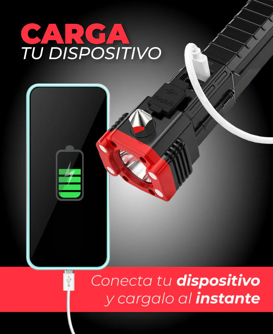 **PROMO 2 POR 1** Linterna Indestructible Súper Potente 6 en 1 PowerLUMEN™