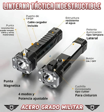 **PROMO 2 POR 1** Linterna Indestructible Súper Potente 6 en 1 PowerLUMEN™